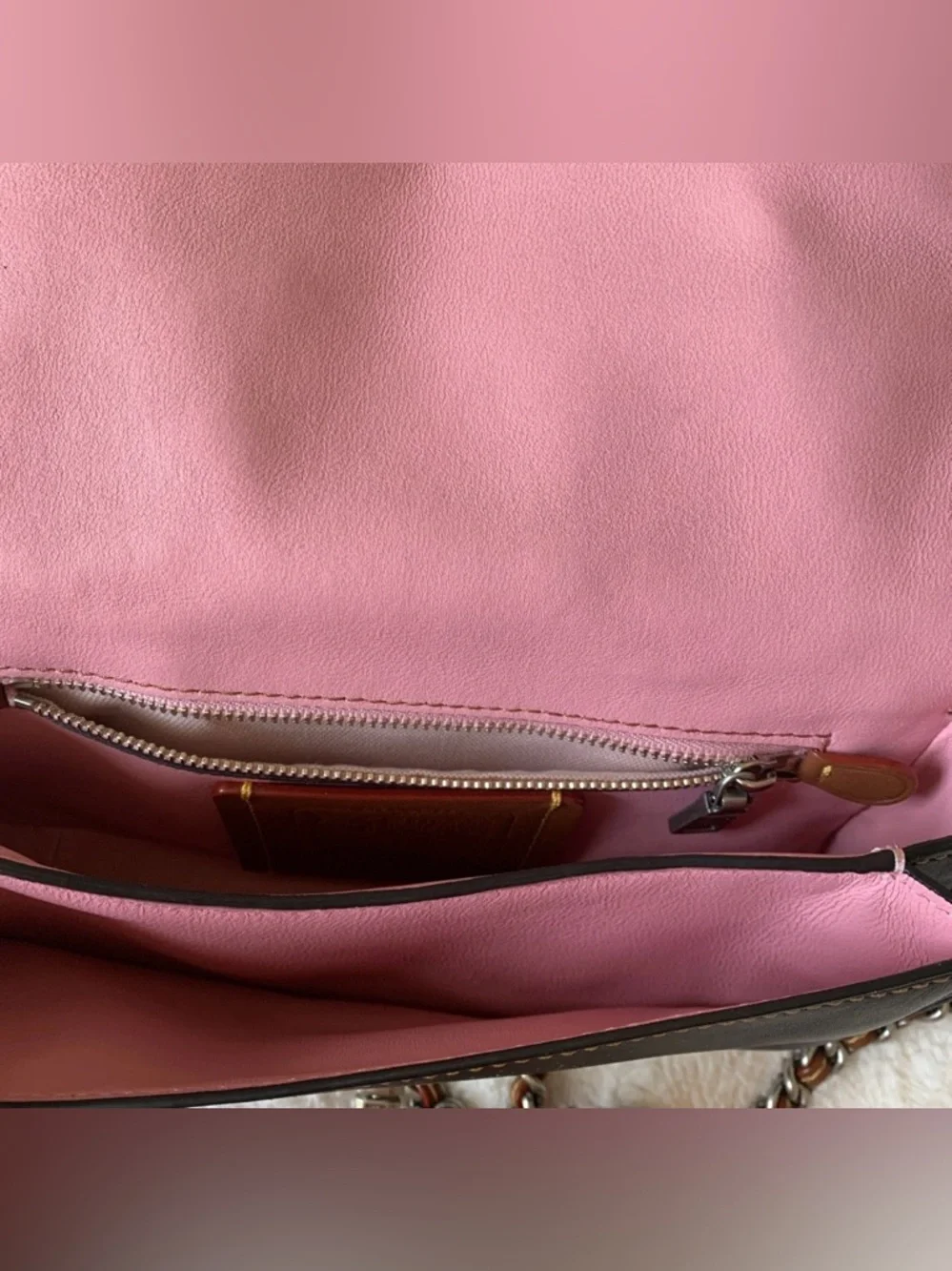 RARE Coach 1941 Double Dinky Tea Rose Purse